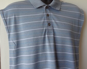 Adult Bib for a Man, Large Dignity Dining Polo Shirt, Clothing Protector, Senior Dignified Bib