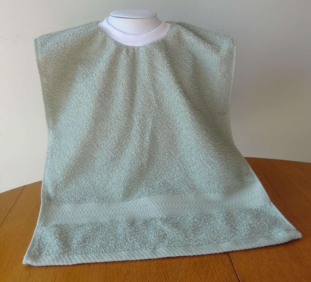 Green and Gray Lining Bib For Babies main image 0