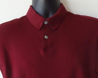 Adult Bib for a Man, Large Dignity Dining Polo Shirt, Clothing Protector, Senior Dignified Bib