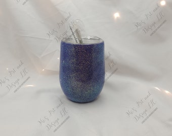 Purple Glitter Tumbler-Made to Order