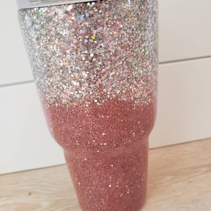 Made to Order-Sparkle Glitter Epoxy Tumbler/Ombre/Customizable Tumbler