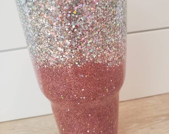 Made to Order-Sparkle Glitter Epoxy Tumbler/Ombre/Customizable Tumbler