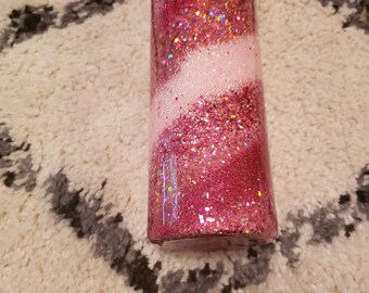 Vaso de remolino rosa / Vaso hecho a pedido / Vaso personalizable / Varias opciones de tamaño disponibles