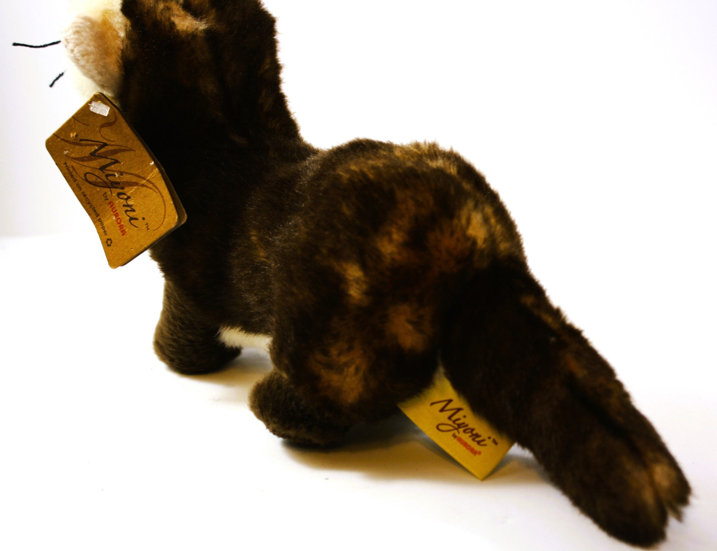 Aurora® Adorable Miyoni® Black Footed Ferret St￭ Animal - Lifelike Detail - Cherished Companionship - Brown 10.5 Inches
