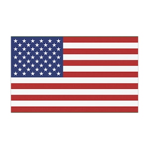 Imán para coche con bandera estadounidense, vinilo con estrellas y rayas patrióticas, 19 x 11,4 cm, imanes para vehículos, calcomanía con la bandera de EE. UU., decoración americana para autos.