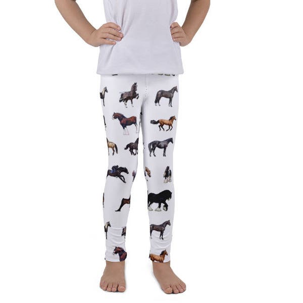 Kid's leggings | Horse leggings | Horse lover clothing