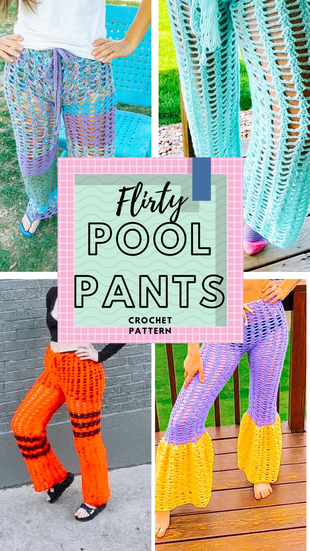 Crochet Pants PDF Pattern, Crochet Pattern, Women's Crochet Patterns