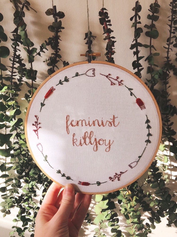 Don/'t be a F*cking Lunatic beginner hand embroidery My Favorite Murder embroidery