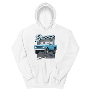 Vintage 1966 Ford Bronco Hoodie – Retro Truck Graphic Unisex Sweatshirt For Car Enthusiasts - View #7