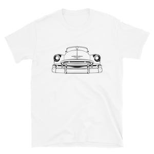 1950 Chevy Fleetline Deluxe, Styleline Short-Sleeve Unisex T-Shirt, Gift for Dad, Gift for Husband, Classic Car Gift, Vintage Car Shirt
