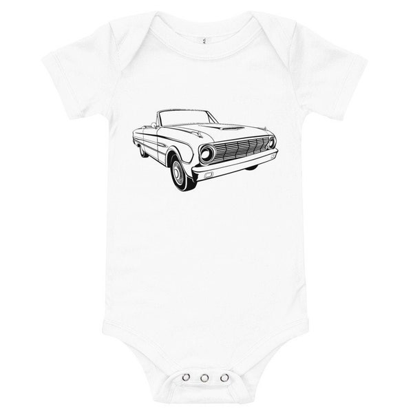 1963 Ford Falcon Conv Baby Bodysuit, Toddler T-Shirt, Baby Shower, Baby Boy, Kids Custom Shirts, Kids Gifts, Kids Clothes Baby Gift T-Shirt