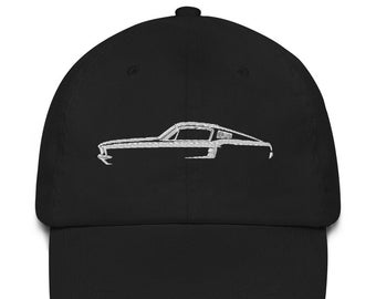 1967 Mustang Fastback Dad Hat - Embroidered Car Art