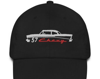 1957 Chevy 57 Belair Bel Custom Dad hat, Gift for Dad , Gift for Husband, Gift for Him