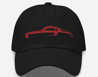 1967 Ford Mustang Fastback Embroidered Dad Hat