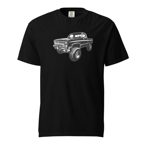 1986 Chevrolet C10 4X4 Truck Premium Garment-dyed heavyweight t-shirt, Gift for Dad