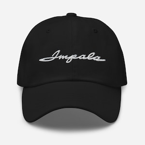 Impala Classic Car Embroidered Dad hat, Chevy Impala Hat, gift for Dad