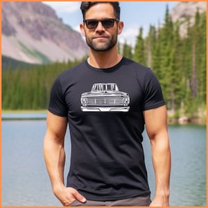 Ford f100 classic pickup t-shirt Classic Pickup Truck Mens Graphic T-Shirt Mens Tee Gift for Dad 1967 F100 Truck