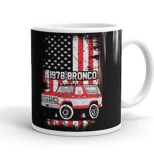 1978 Ford Bronco Mug, Bronco Coffee Mug, Gift for Dad - Etsy