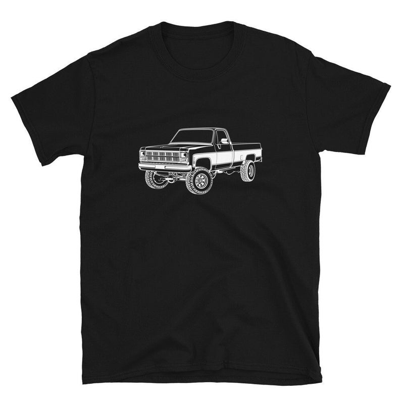 1980 GMC Sierra Classic K25 Truck Short-Sleeve Unisex T-Shirt Gift for Dad image 1