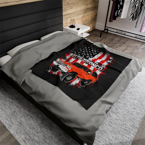 1978 79 Ford Bronco Classic Truck Velveteen Plush Blanket Gift for Dad Gift for Husband Bronco Truck Gift Two Sizes 50x60 60x80 Etsy Canada