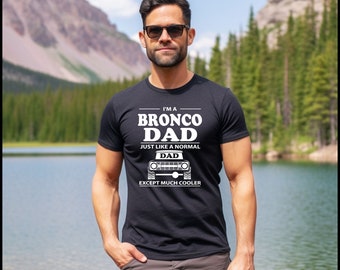 Ford Bronco Dad T-Shirt, 1966-1974 Truck Gift