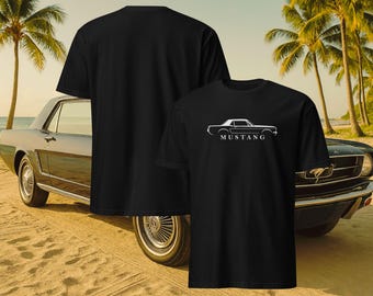 Vintage Ford Mustang GT T-Shirt – Classic Car Enthusiast Tee