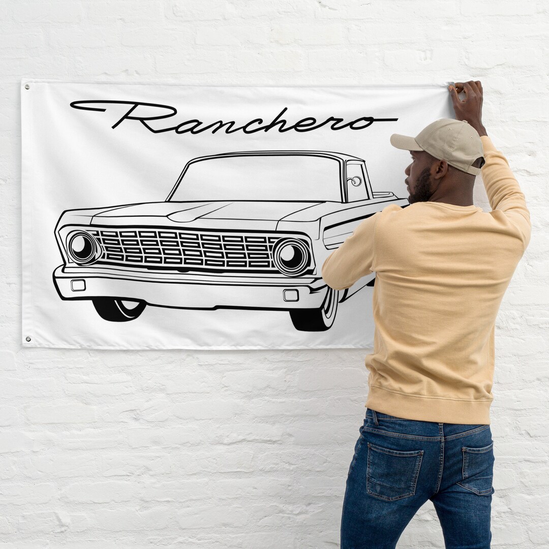 Retro Ford Ranchero Wall Art - Ideal Addition to Any Man Cave! - Etsy