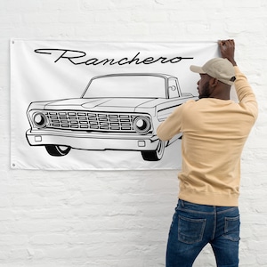 Retro Ford Ranchero Wall Art - Ideal Addition to Any Man Cave!