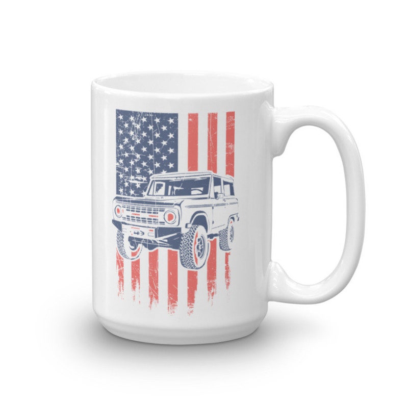 Ford Bronco Truck Flag Mug Mugs for Dadgifts for Dad Bronco - Etsy