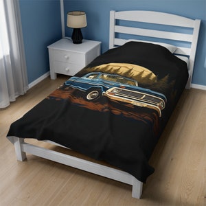 1967 Ford Mustang Muscle Car Custom Throw Blanket Velveteen Plush Blanket Gift for Dad Gift for Husband Mustang Gift Etsy