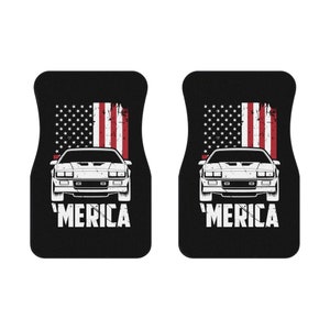 1982 Camaro Custom Front Mats: Perfect Gift for Him (x2 Front), Camaro Gift