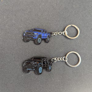 Toyota Tacoma Keychain Accessories,4X4 Truck Key Chain, Gift for Dad, Gift for Husband