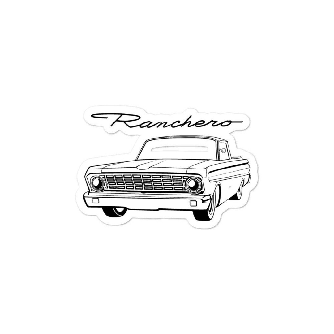 1964 Ford Ranchero Classic Truck Bubble-free Stickers - Etsy