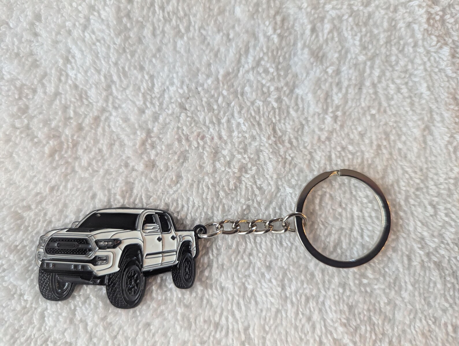 Tacoma Keychain - 3rd Gen Tacoma Accessories Cool Toy Truck Key Chain Fob Cover For 2016-2024 Models