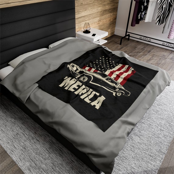 Ford mustang throw blanket hotsell