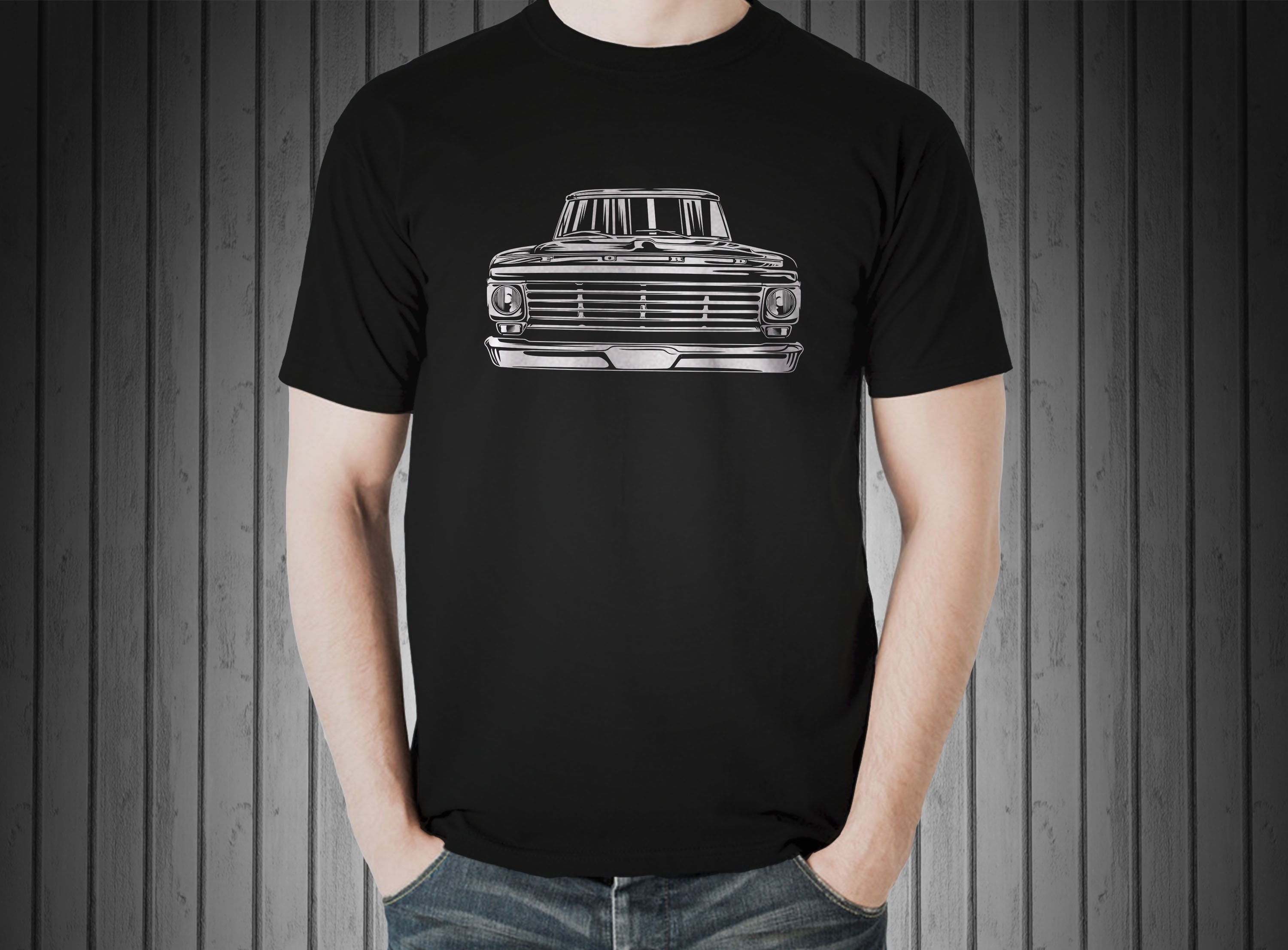 Ford F100 Classic Pickup T-shirt 