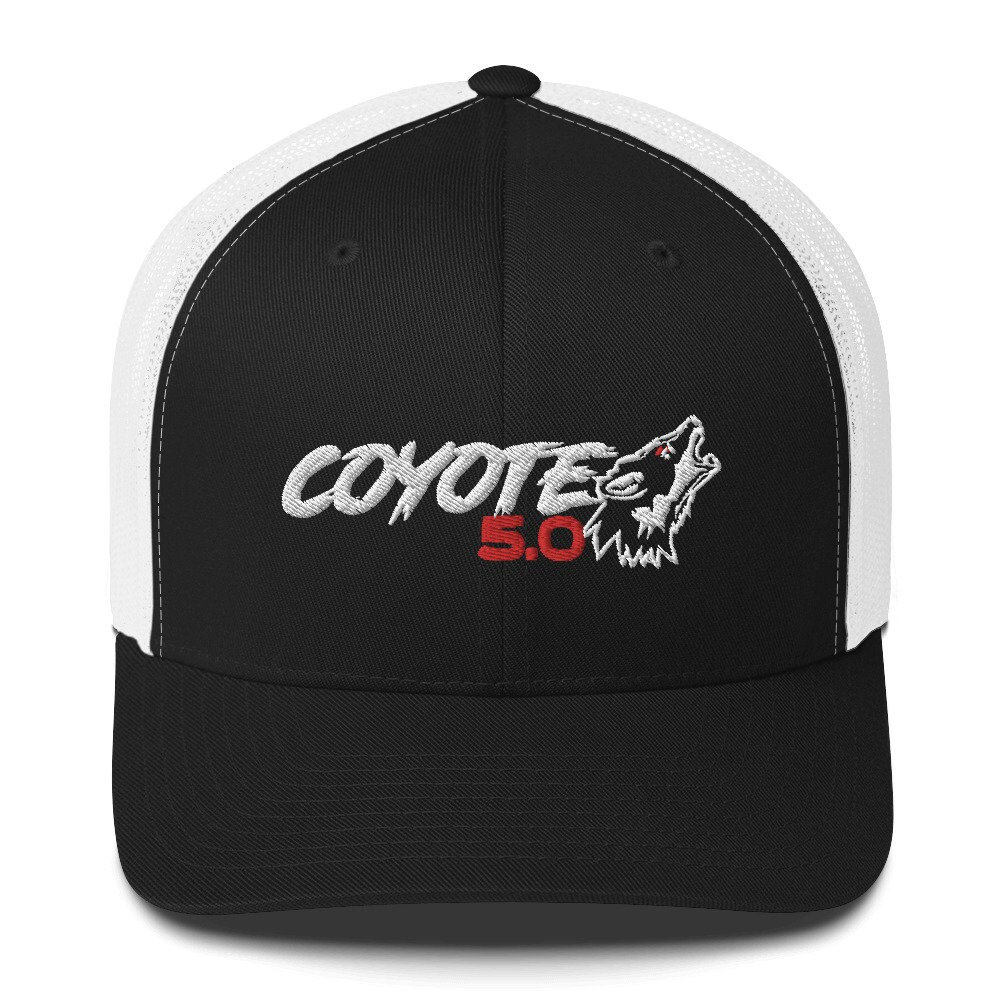 Coyote Mustang 5.0 GT Trucker Cap, Ford Mustang Snapback Hat New Yupoong 6006