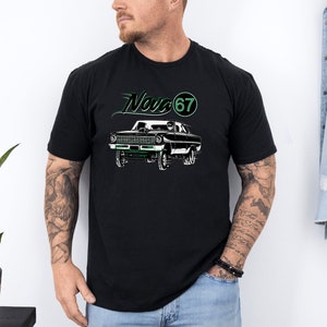 Classic 1967 Chevy Nova Gasser Hot Rod Tee - Perfect Dad & Husband Gift