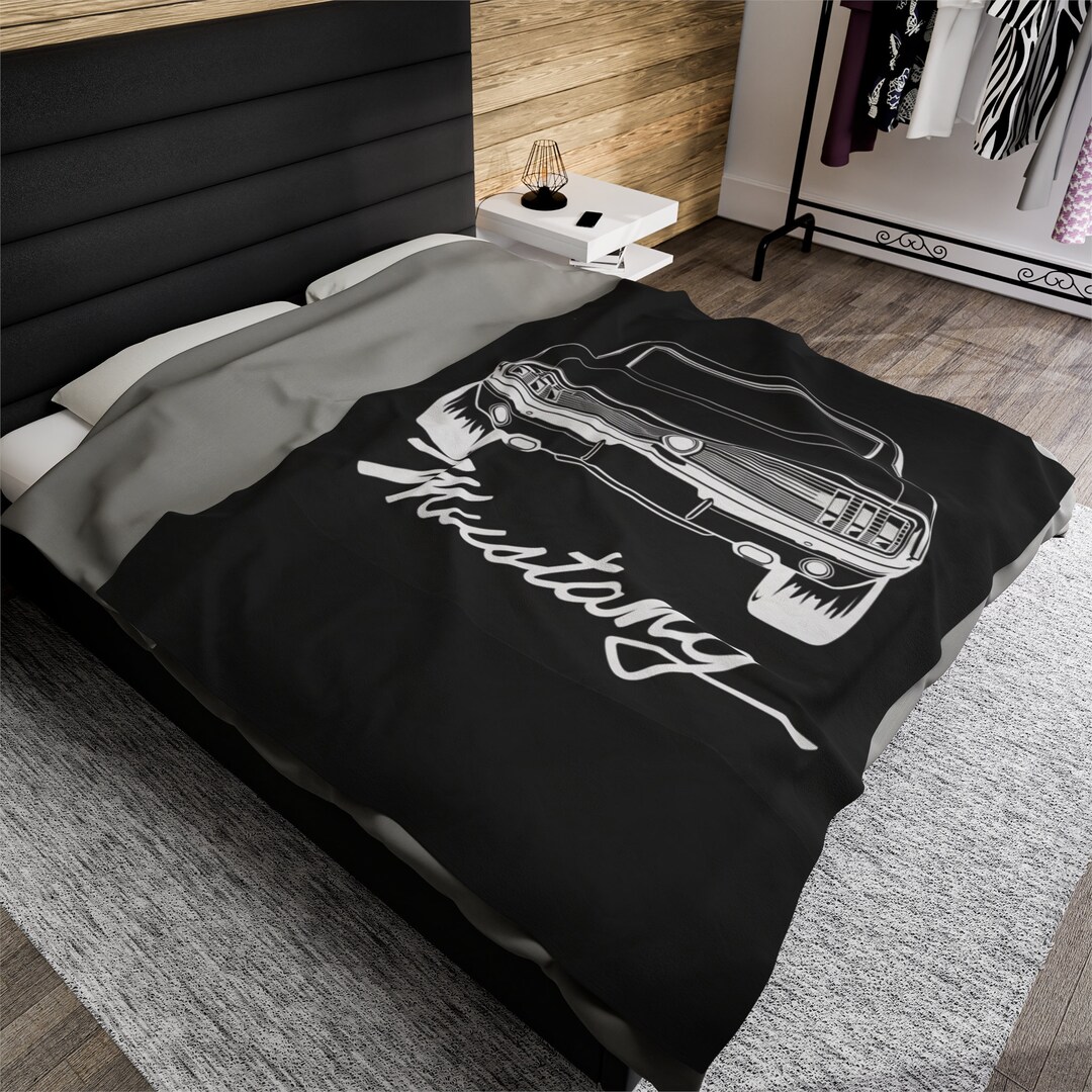 Bedding Ford Mustang Blanket 1967 Ford Mustang Muscle Car Custom