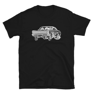 1967 Ford Fairlane Race Car Short-Sleeve Unisex T-Shirt, Gift for Dad, Fairlane Car Gift