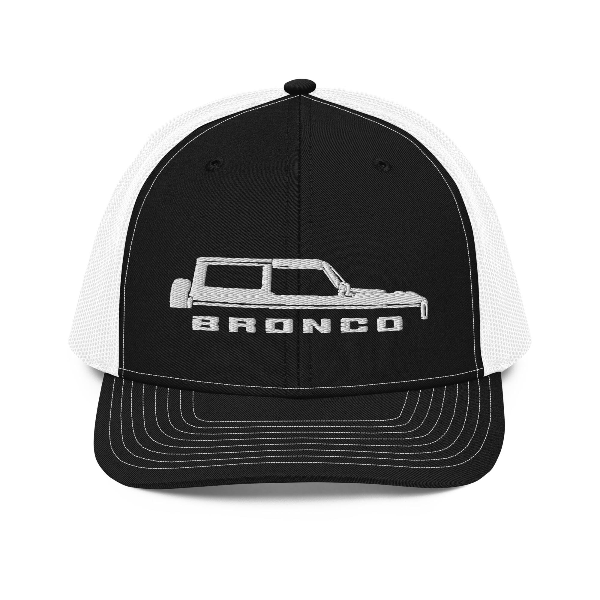 Richardson 112 Trucker Bronco Embroidered Cap Hat Snapback Mesh Ford Trucks 80s Vintage Ford patch on a Richardson 112 trucker hat – COLD  main image 4