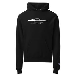Vintage Mustang Fastback GT Champion Hoodie – Ultimate Car Lover&#39;s Gift