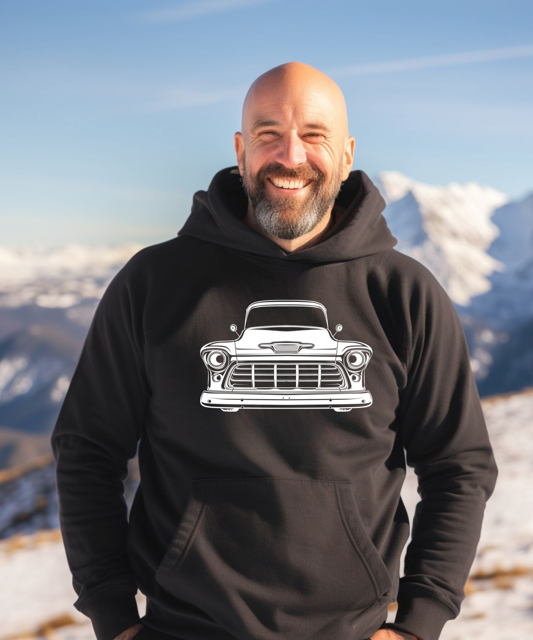 1955 Chevrolet 3100 Classic Truck Unisex Hoodie Gift for Dad Gift for Husband Chevy Truck Gift Etsy UK