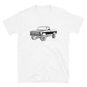 1980 GMC Sierra Classic K25 Truck Short-Sleeve Unisex T-Shirt Gift for Dad image 5