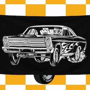1967 Ford Fairlane Garage Banner - Unique Gift for Him, Man Cave Wall Art