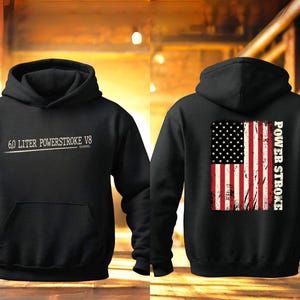Ford Truck Hoodie - Stay Warm in Style with Powerstroke Diesel Hoodie, Gift for Husband