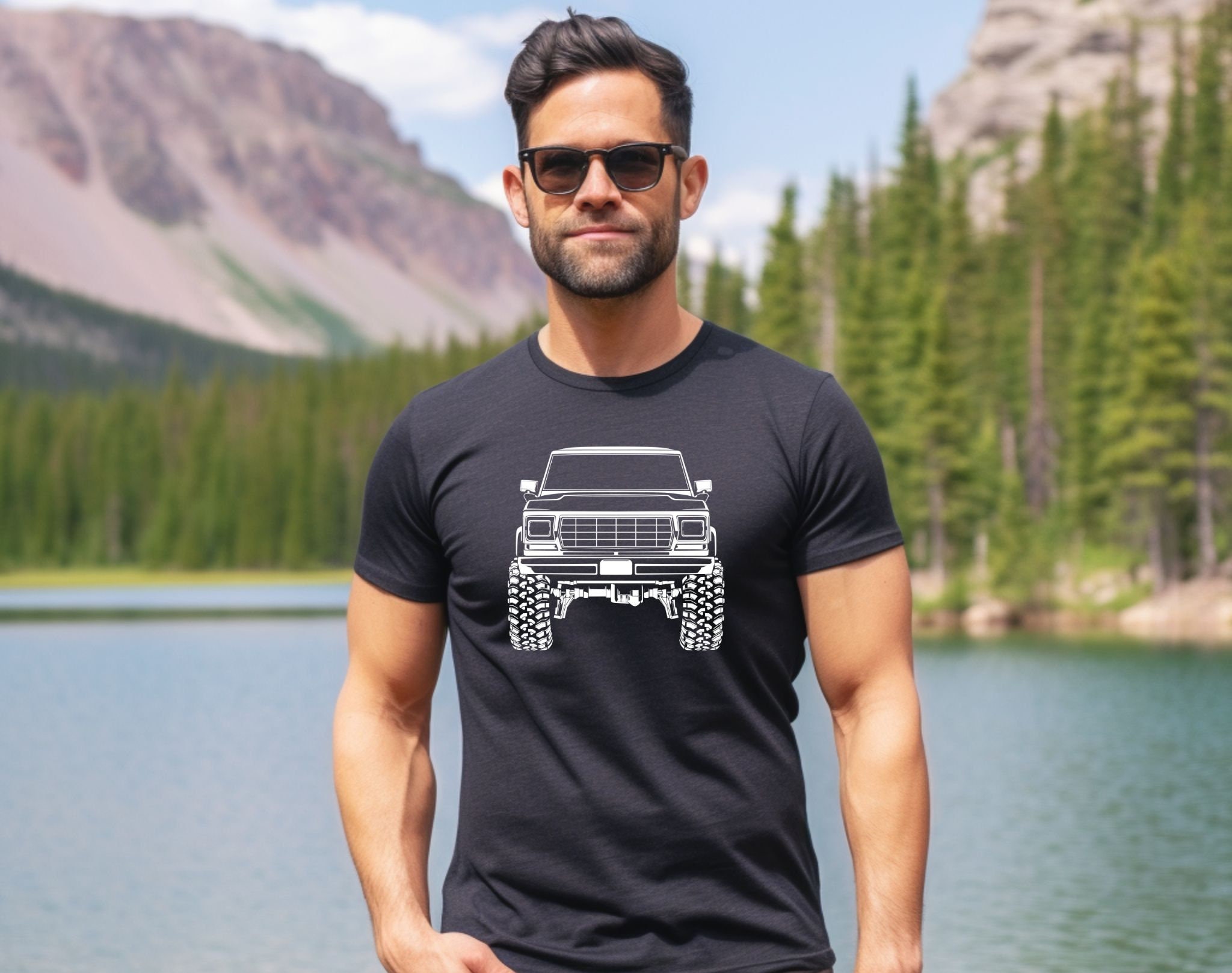 1978 Ford Bronco Men's Short-Sleeve Unisex T-Shirt, Gift for Dad, Gift For Father, Bronco Truck Shirt CLEARNCE FREE SHIP