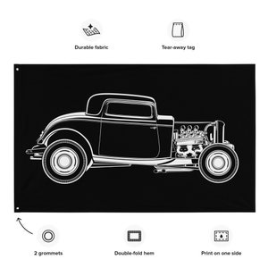 Custom Hot Rod Garage Decor: A Stylish Addition to Your Man Cave or Workshop