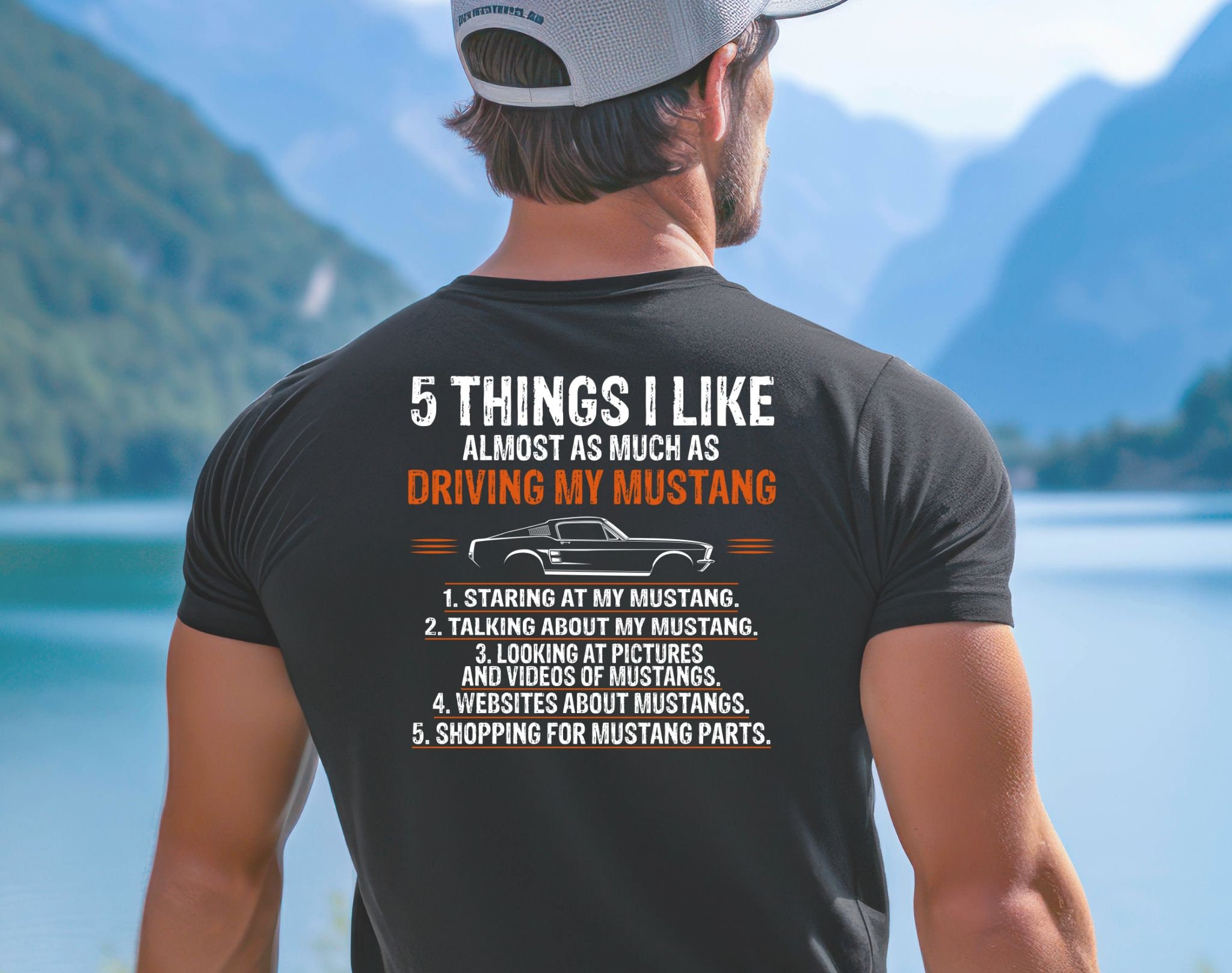 Mustang T Shirt - Etsy