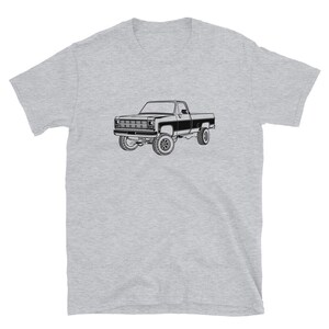 1980 GMC Sierra Classic K25 Truck Short-Sleeve Unisex T-Shirt Gift for Dad image 4